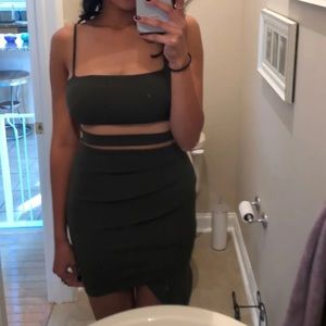 Windsor Olive Green Dress